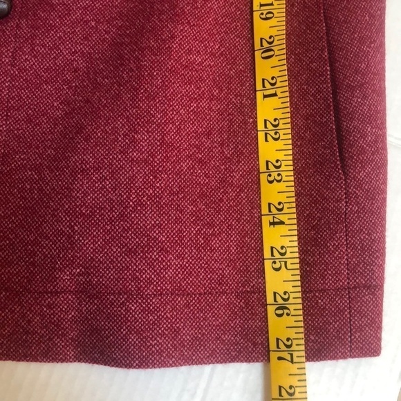 Vtg Talbots Women’s Plus Wool Silk Blend red Orange Tweed Blazer Made In USA 14 - Picture 16 of 16